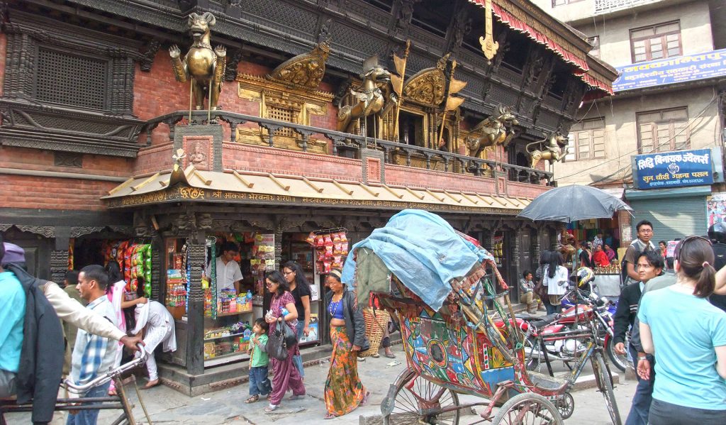 A street in Kathmandu