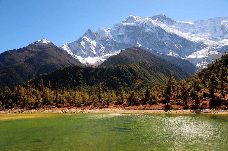 A tiny lake near Dhikkur Pokhari
