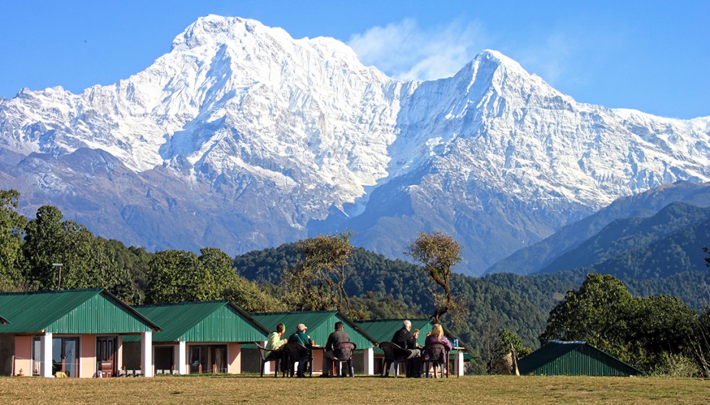 Breakfast with a view at Australian Camp