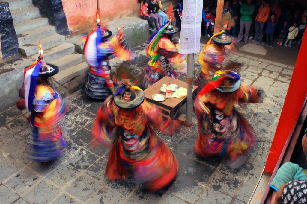 Buddhist mask dance