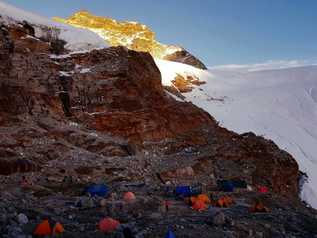 Camp at Mera La, Base Camp