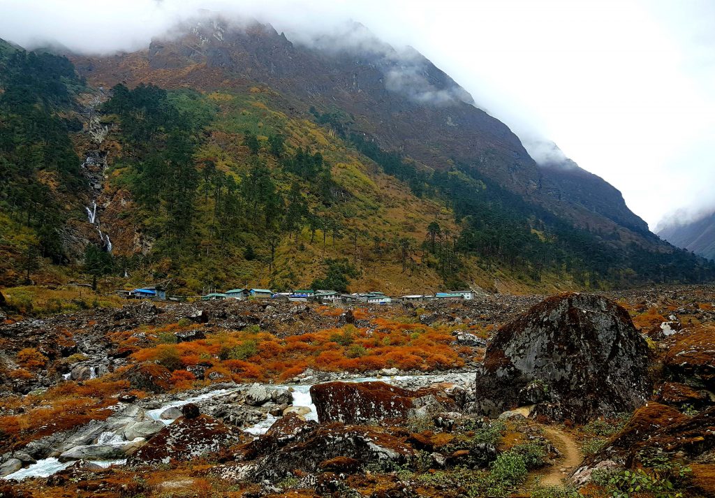 Kothe, a small but important town for trade in the Hinku valley