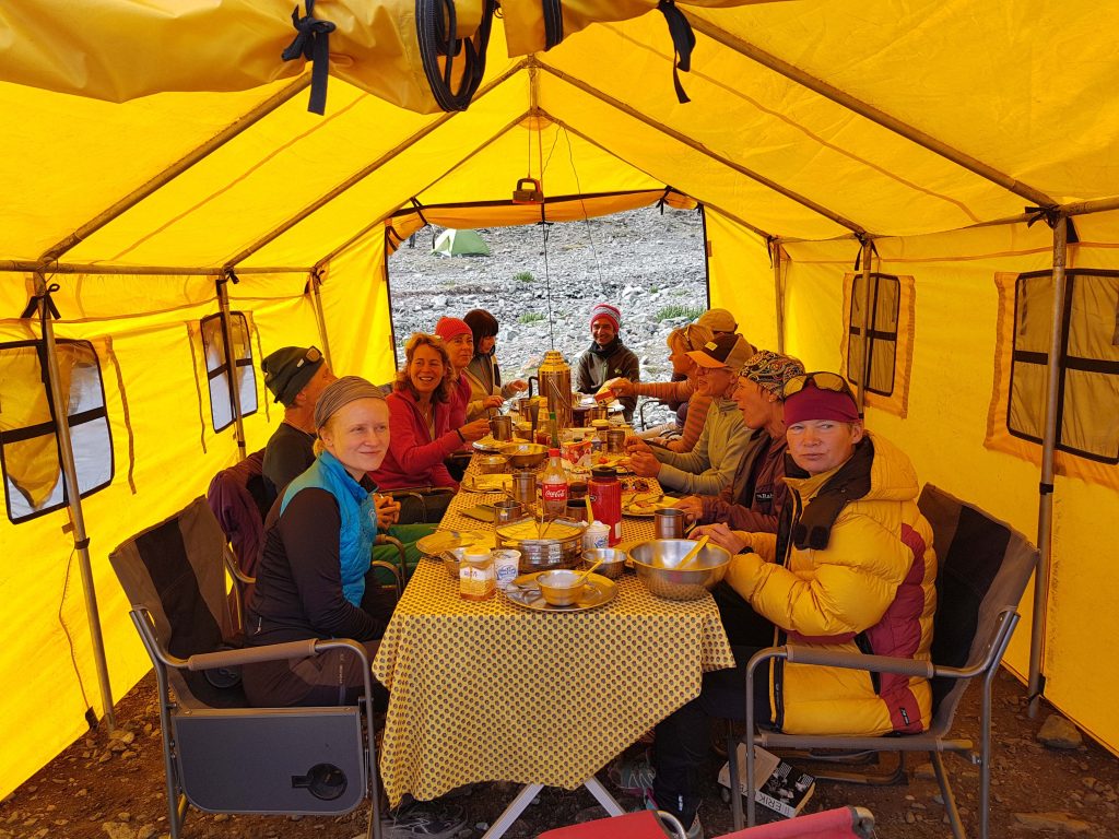 Mess tent