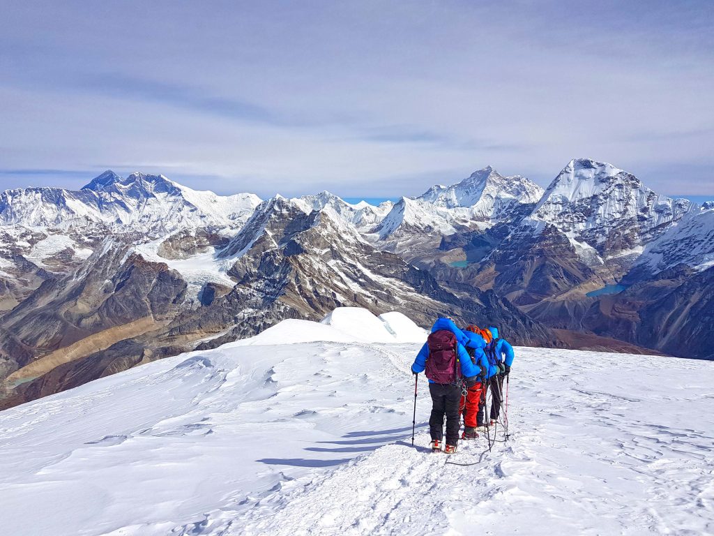 On the way back after summit