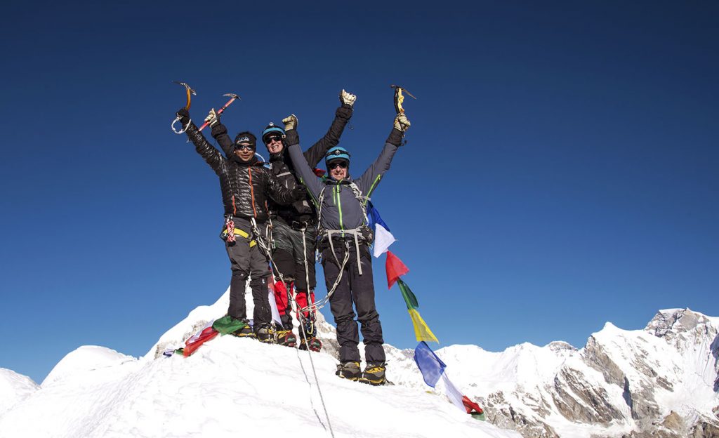 True summit of Lobuche Peak