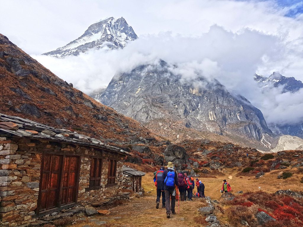 View of Mt. Khyasar Khang from Thangnag